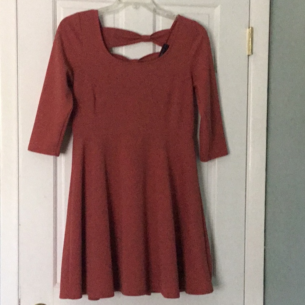 Mauve 3/4 sleeve dress